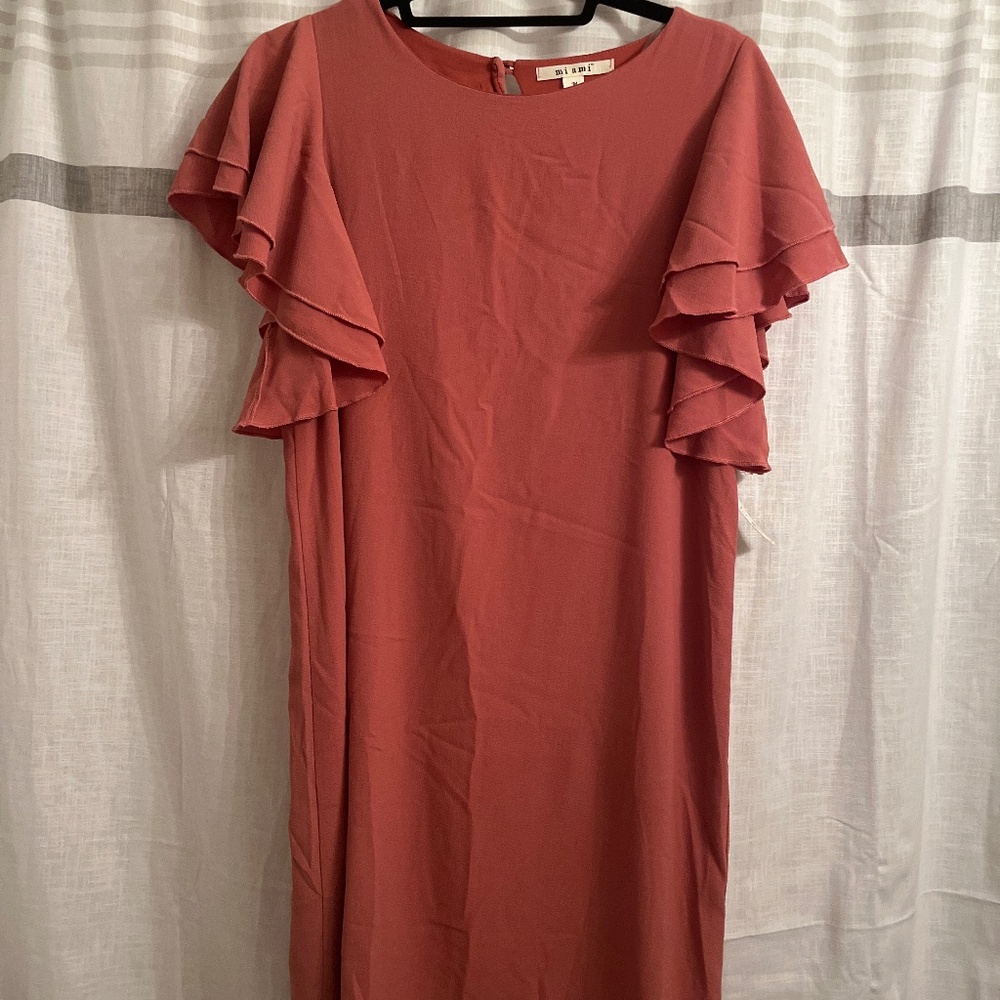 Dusty Rose shift dress